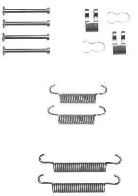 HELLA PAGID 8dz355202101 -  Комплектующие, стояночная тормозная система